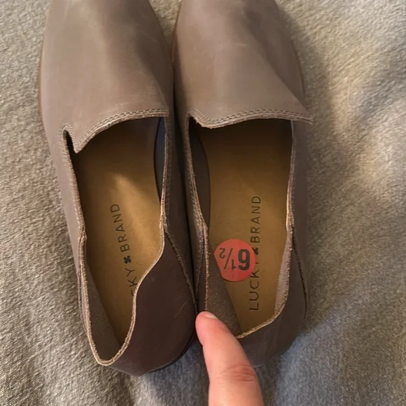 Lucky Brand Women's Brown Slip-On Loafers - Picture 3 of 6